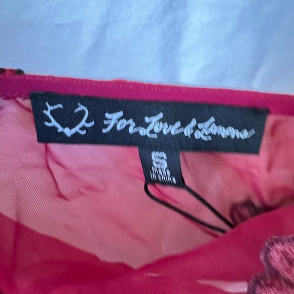 For Love & Lemons Heather Scarf Sheer Midi Dress $237 - Picture 10 of 12